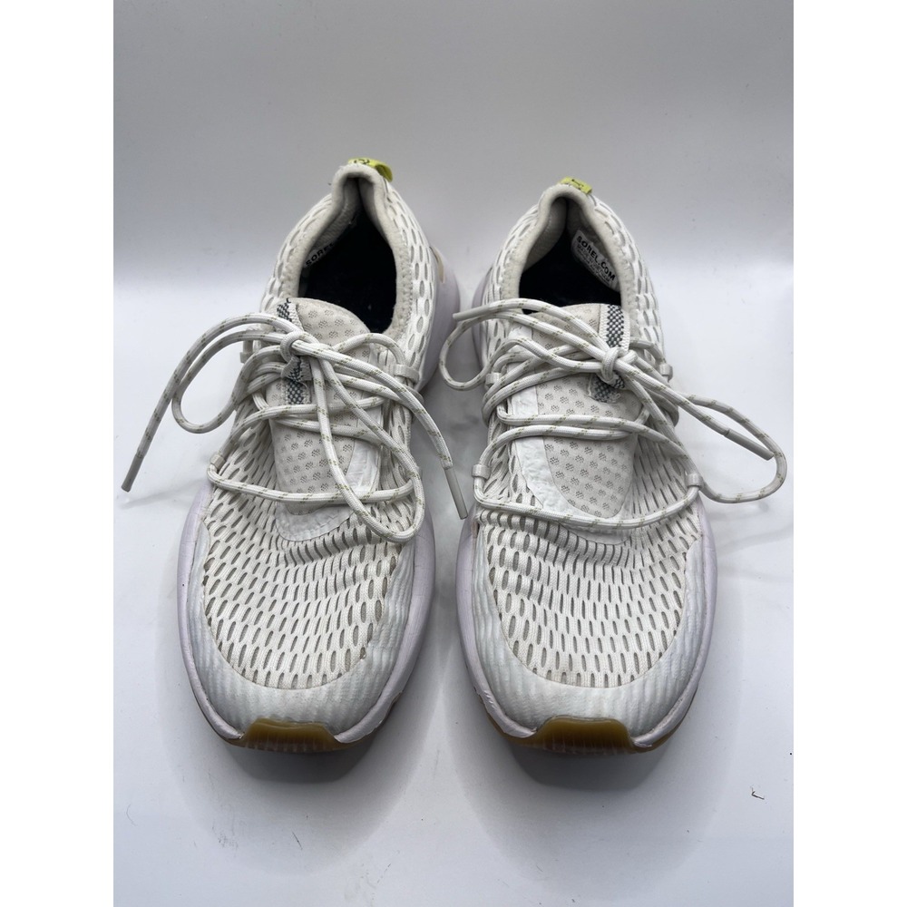 Sorel Kinetic Impact Lace White Mesh Sneakers Gum Sole Women 6 Activewear Preppy